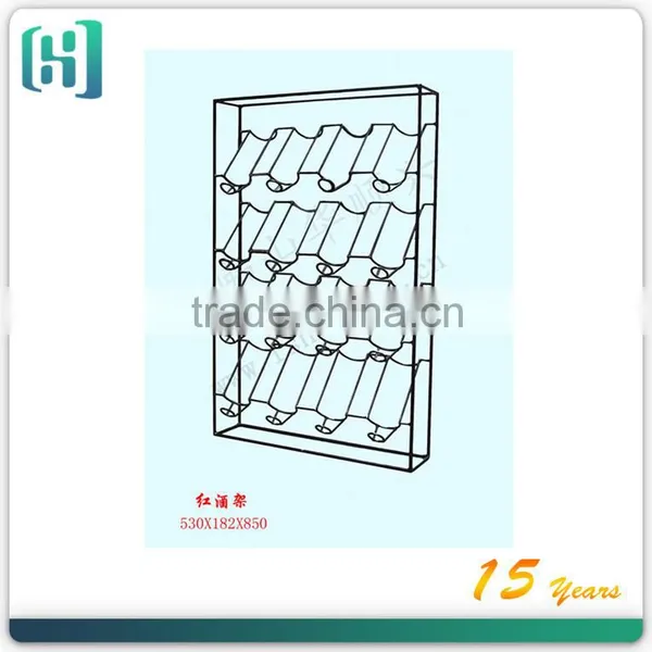 NEW Wire Floor Liquor Bottle Display Rack HXS-1355 photo-4