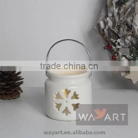 Special Design Ceramic Tealight Christmas Tree Candle Holder for Home Decor photo-2