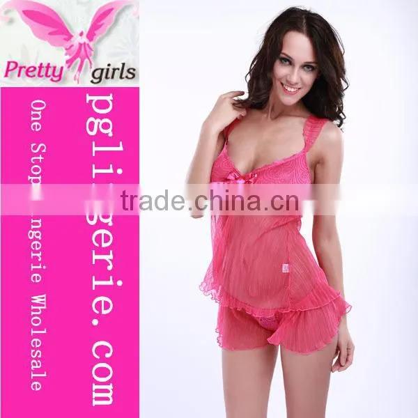 Unique Sexy Girls Sleeping Wear Babydoll Dress Wholesale photo-6