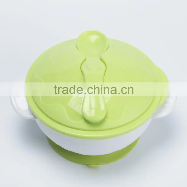 High Quality BPA Free pp Plastic Baby Training Bowl With Sucker photo-2
