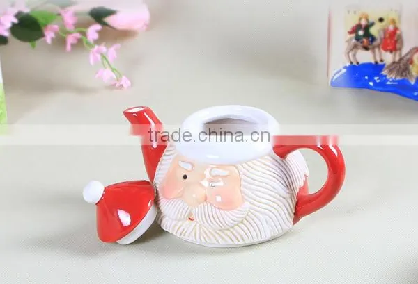 Creative Customized Christmas Santa Ceramics Tea Set and Milk Pot Set photo-5