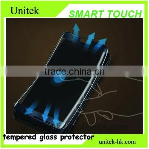Tradeassurence! Hot Factory 3D Full Cover Mobile Acessories Tempered Glass Screen Protector Film for Samsung s7 Edge