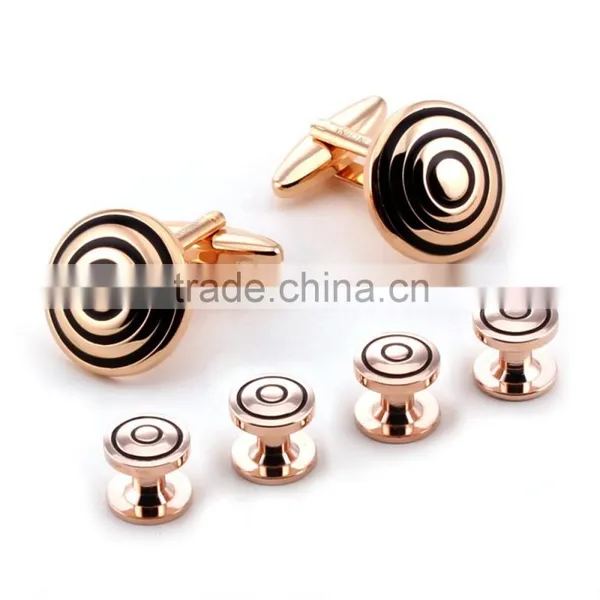 2015 Enamel Wedding Cufflinks and Studs for Clothing photo-3