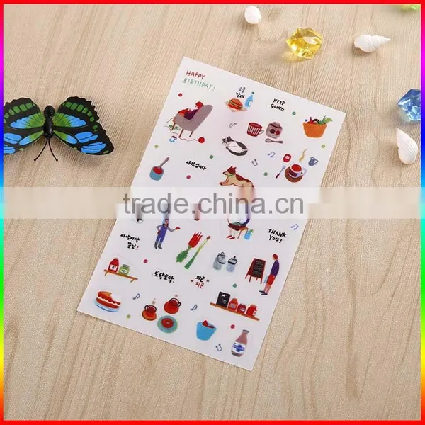 Full Color Printing Die Cut PVC Sticker for Children photo-3