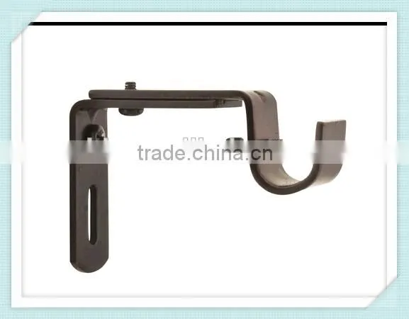 Extendable Metal Iron Curtain Rod Bracket For Window Decoration photo-2