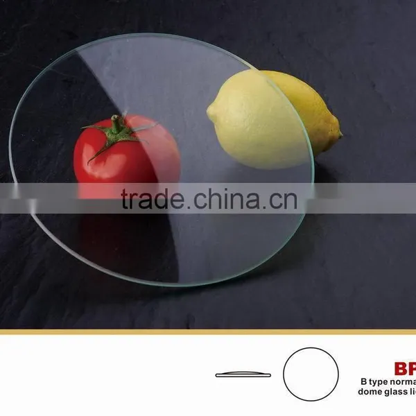 Good Quality Flat Tempered Glass Lid for Utencils