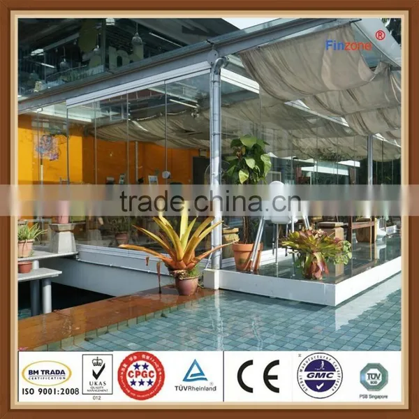 CE Green Product Frameless Folding Door