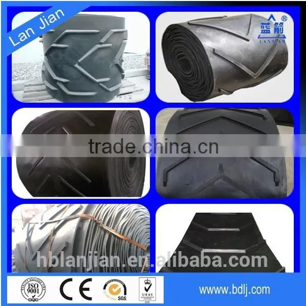 Multi-ply Fabric Conveyor Belts Chevron Belt/chevron Pattern Belt Supplier/pattern Rubber Conveyor Belting photo-4