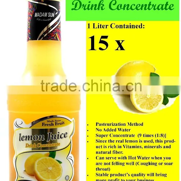 Lemon Juice Drink Concentrate