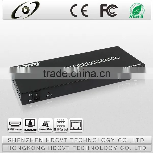 HDMI 1x4 Splitter Over CAT5e/6 Extender 1080p@60Hz@24 Bit/pixels photo-2