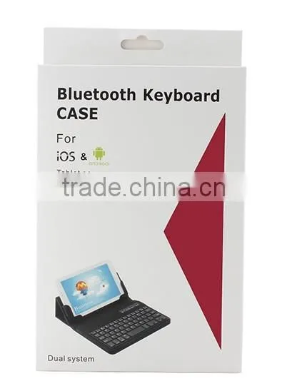 Universal PU Leather Tablet Case With Keyboard Wireless for 7-8 Inches, Android ISO System-TY4708 photo-2