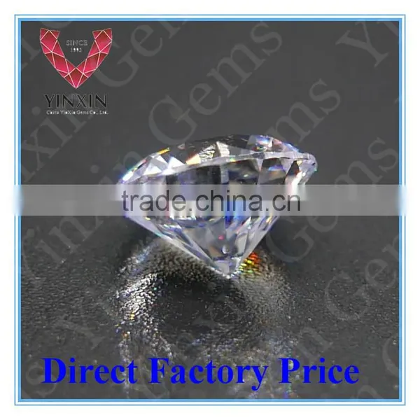 Loose Gemstone Brilliant Cut Zircon CZ Cubic Zirconia Made In China photo-2