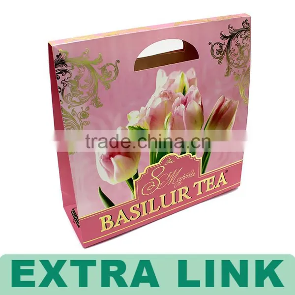 Extra Link Printed Customized Logo Festival Gift Shopping Big Strong Paper Bag photo-5