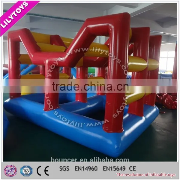 Giant Aqua Park Game Durable Adults Inflatable Jumping Obstacle Course With EN15649 Certificate photo-4