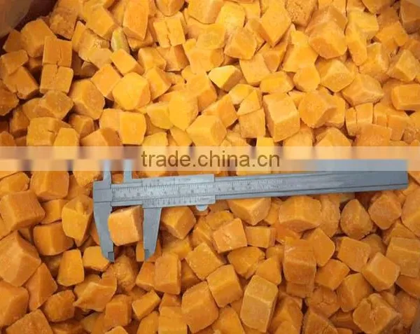 Frozen Pumpkin Peeled Organic IQF Frozen Pumpkin Price From China