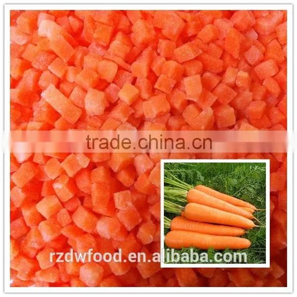 New Crop IQF Frozen Carrot Dices-10*10mm