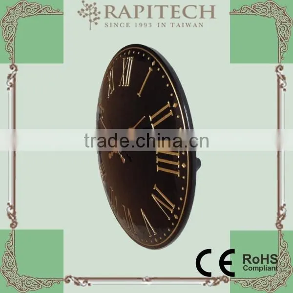 15 Inch Indoor Outdoor Home Decorative Roman Numerals Polyresin Clock photo-2