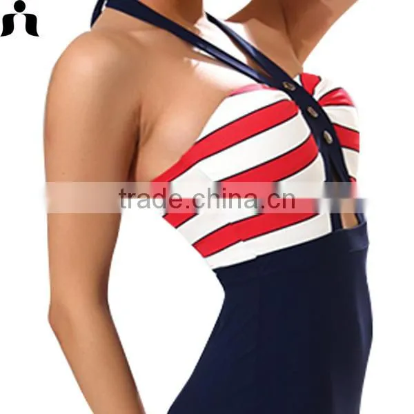 2017 Classic Skirt One-piece Swimwear photo-6