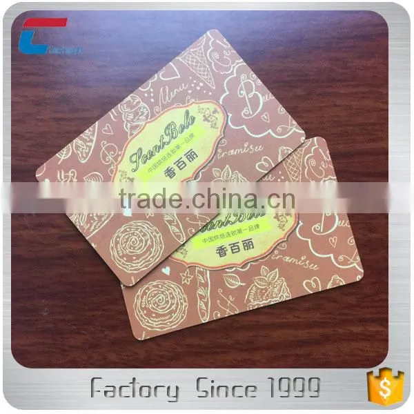 Gold Supplier Plastic Vip Member Card Good Service photo-3