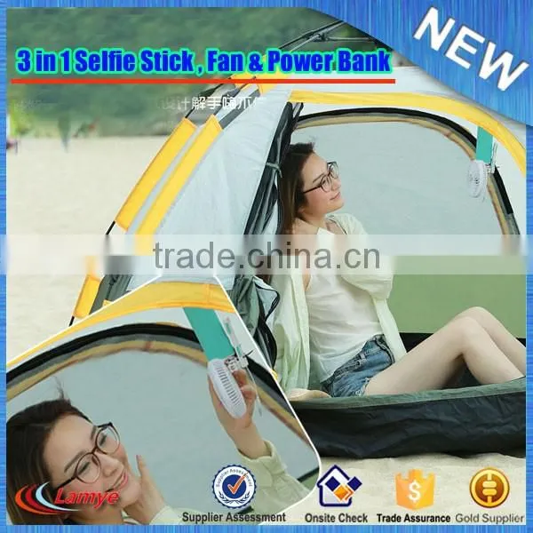 Hot Sales 2 in 1 Portable USB Cooling Fan Selfie Stick With Fan, Folding Wired Selfie Stick photo-4