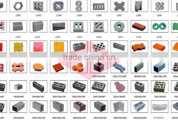 Cement Brick Block Making Machine in Stock photo-2