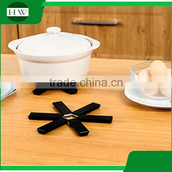 Multipurpose Plastic Foldable Storage Bin Non-slip Bowl Pot Drink Heat Insulation Pad Table Cup Coasters Mat Placemat Coaster photo-5