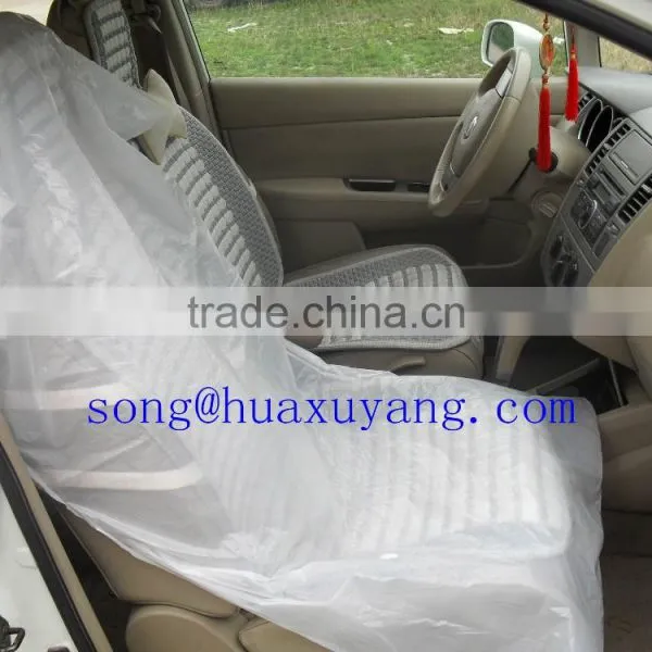LDPE Plastic Disposable Car Seat Cover photo-3