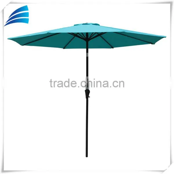 Promotional Folding Small Outdoor Beach Umbrella With Blue Color photo-2