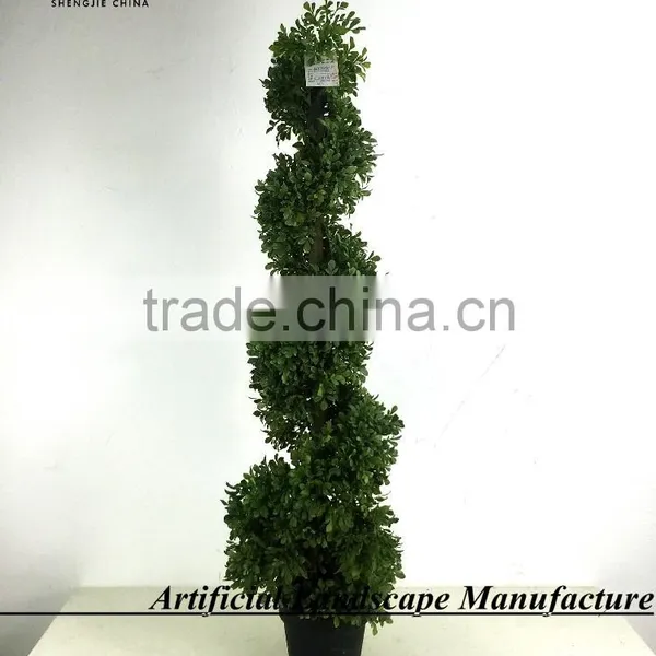 SJLJ013679 Artificial Plant and Tree Garden Decoration Artificial Boxwood Topiary Tree photo-5