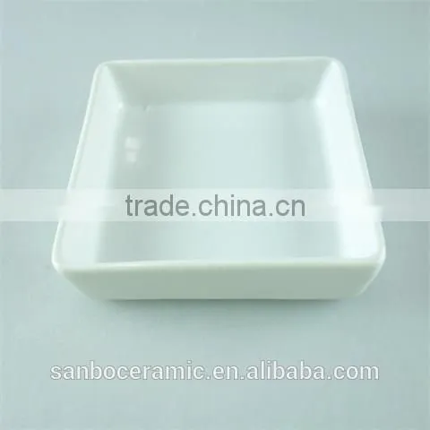 Stock White Ceramic Bakeware , Samll Boat Shape Bakeware photo-2