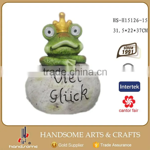 Outdoor Garden Decoration Art Wholesale Frog Figurine Lively Animal Sculpture photo-4