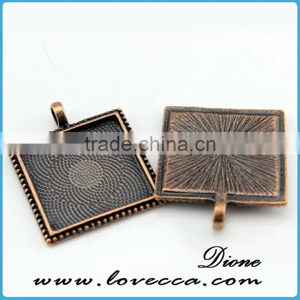 Cheap Factory Price Jewelry Settings Sqaure Cabochon Setting photo-2