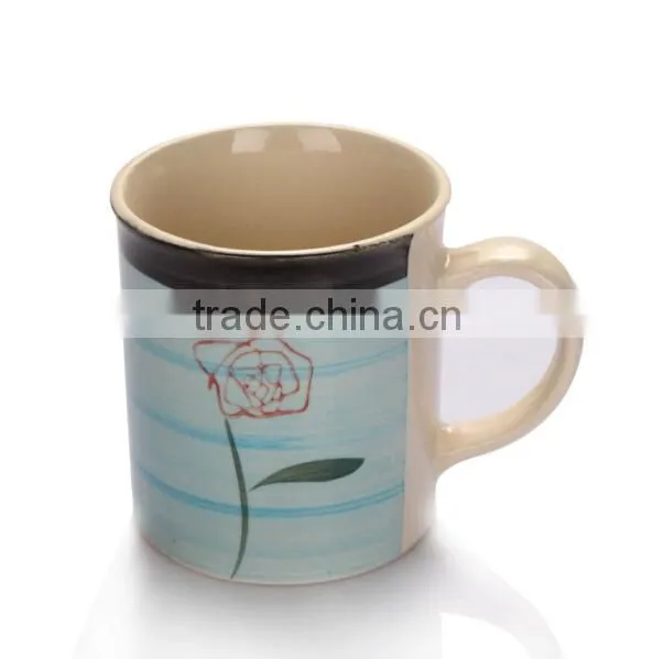 2015 New Design Hot Selling Colorful Ceramic Coffee Cup With Handle for Drinking photo-5