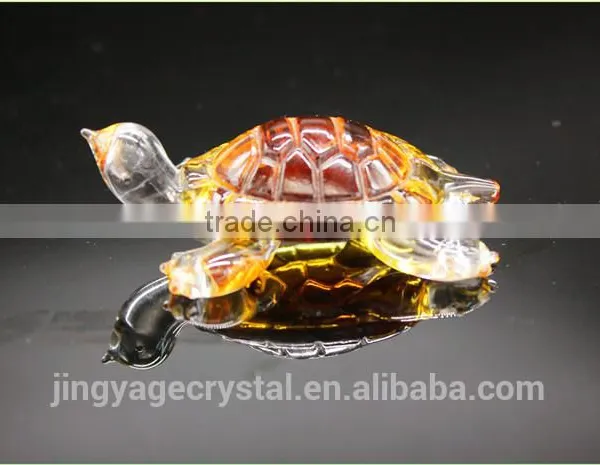 Wholesale Crystal Yellow Turtle Animal Model Gift as Business Gift/ Home Appliances Gift photo-2