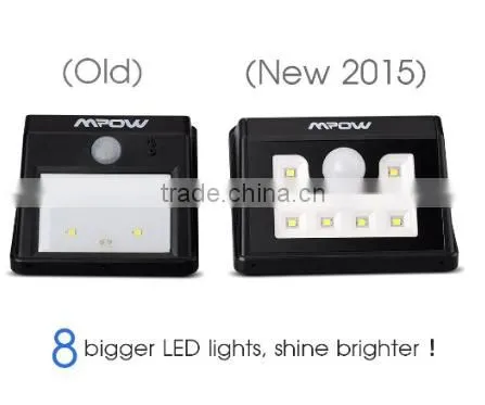Led Solar Motion Sensor Light, 8Led Outdoor Wireless Security Light Sensor Motion Wall Garden Path Lamp photo-4
