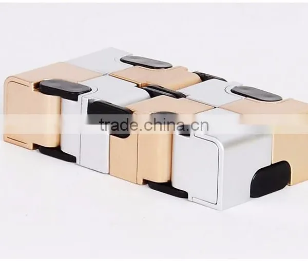 Original Factory Wholesale Newest Fidget Cube Children Desk Toy Infinity Cube Metal Display Cubes photo-2