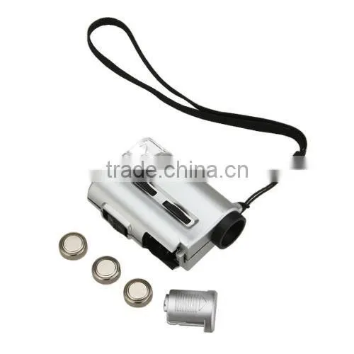 KMT Mini 30-60X Pocket Microscope Loupe LED UV Light Magnifier photo-3