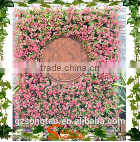 Outdoor Artificial Flower for Wall Decoration Backdrop Artificial Flower Wall for Wedding and Other Events photo-5