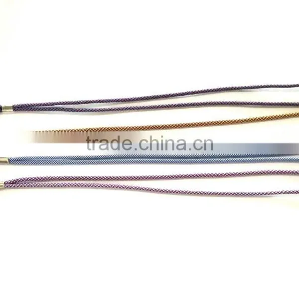 Two Color Round Jacquard Cord Lanyard Wholesale
