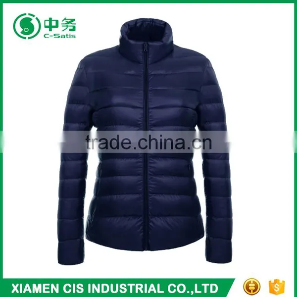 2017 New Product Comfy Windproof Women Winter Ultra Light Down Jacket photo-5