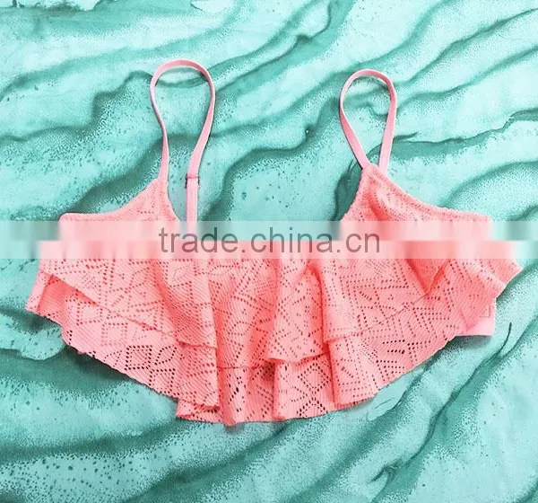 Hot Sale Swimsuit High Quality Crochet Fabric Girls Glamour Sexy Bikini photo-2