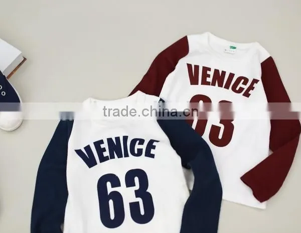 Latest Long Sleeve Sport Design Children Tshirt Kids Longsleeve t Shirt photo-6