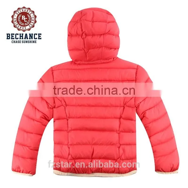 High Quality Ultralight Hooded Girl's Designer Nylon Taffeta Winter Down Jacket photo-2