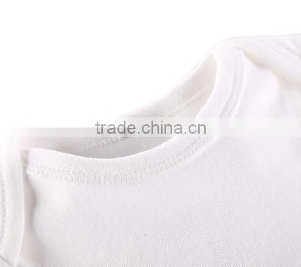 Wholesale Customized Logo Baby Plain Rompers Blanks Baby Onesie Custom Printing photo-3