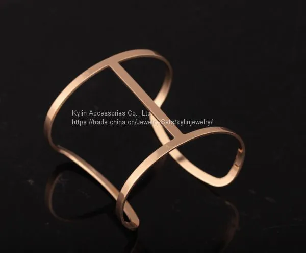 Fashion Jewelry T Bar Open Bangle photo-3
