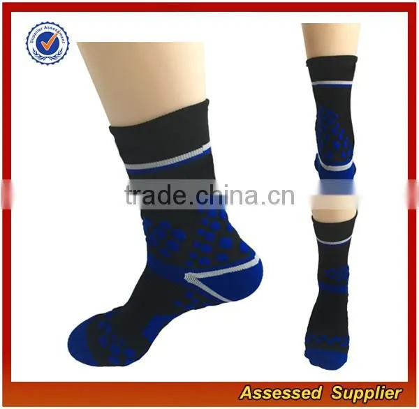 Best Quality Custom Graduated Ankle Compression Sport Crew Socks for Running JH52 photo-2