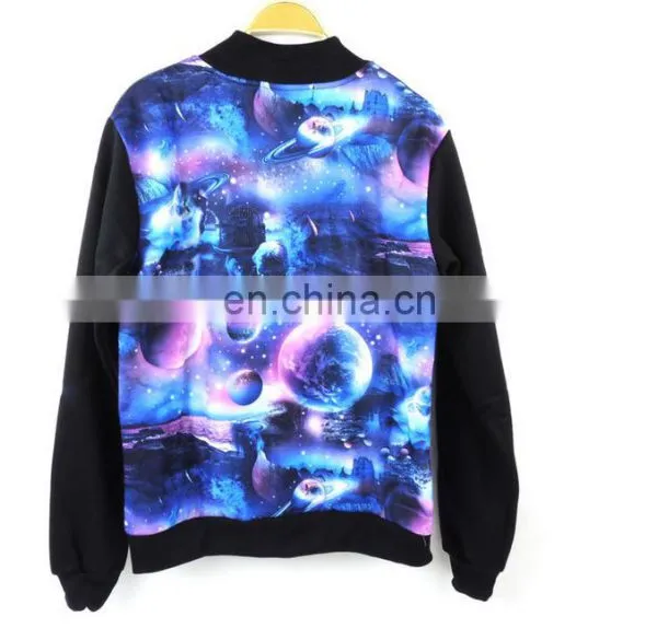 Wholesale Sublimated Modern Team Light Weight Ladies Baseball Jacket photo-4