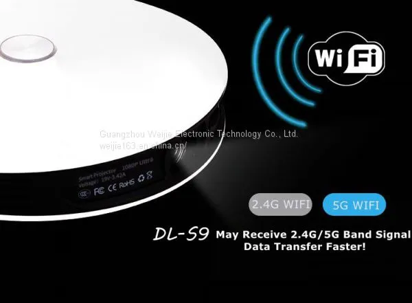 Wejoy DL-S9 Mobile Projector Mini Smart Portable Projector Built in Android System HD 1080P Home Theatre photo-3