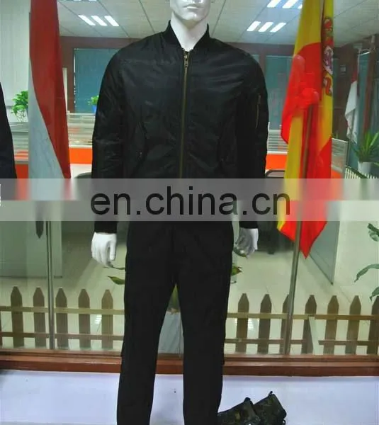 Wholesale Hot Selling Black Bomber Army Jacket for Military photo-2