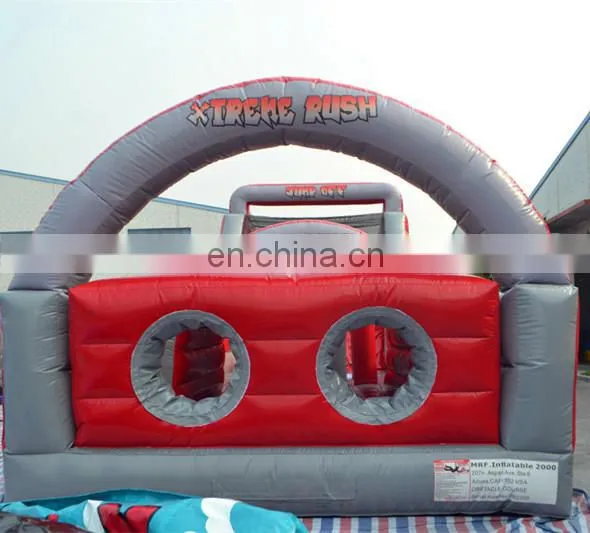 Giant Inflatable Sport Games,Inflatable Obstacle Course With Climbing Wall & Tunnel Bungee Run For Adult And Kids photo-2